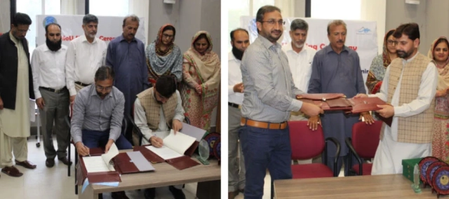 MoU signed between SLF and University of Azad Jammu & Kashmir