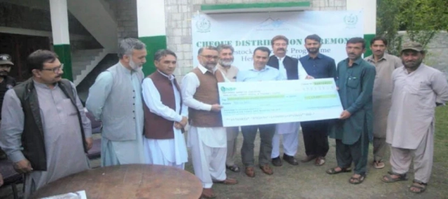 Livestock Insurance Scheme (LIS) Cheque Distribution at Hanzal Village, District Gilgit