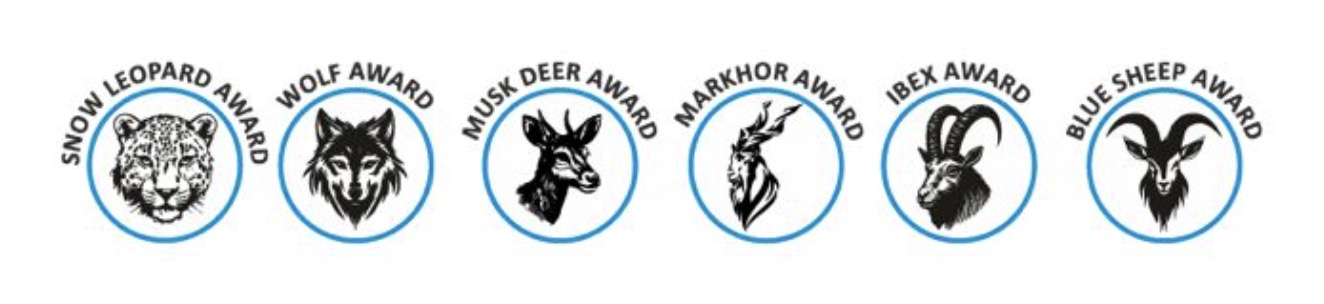 Pakistan Wildlife Protection Award Categories — Snow Leopard, Wolf, Musk Deer, Markhor, Ibex, Blue Sheep