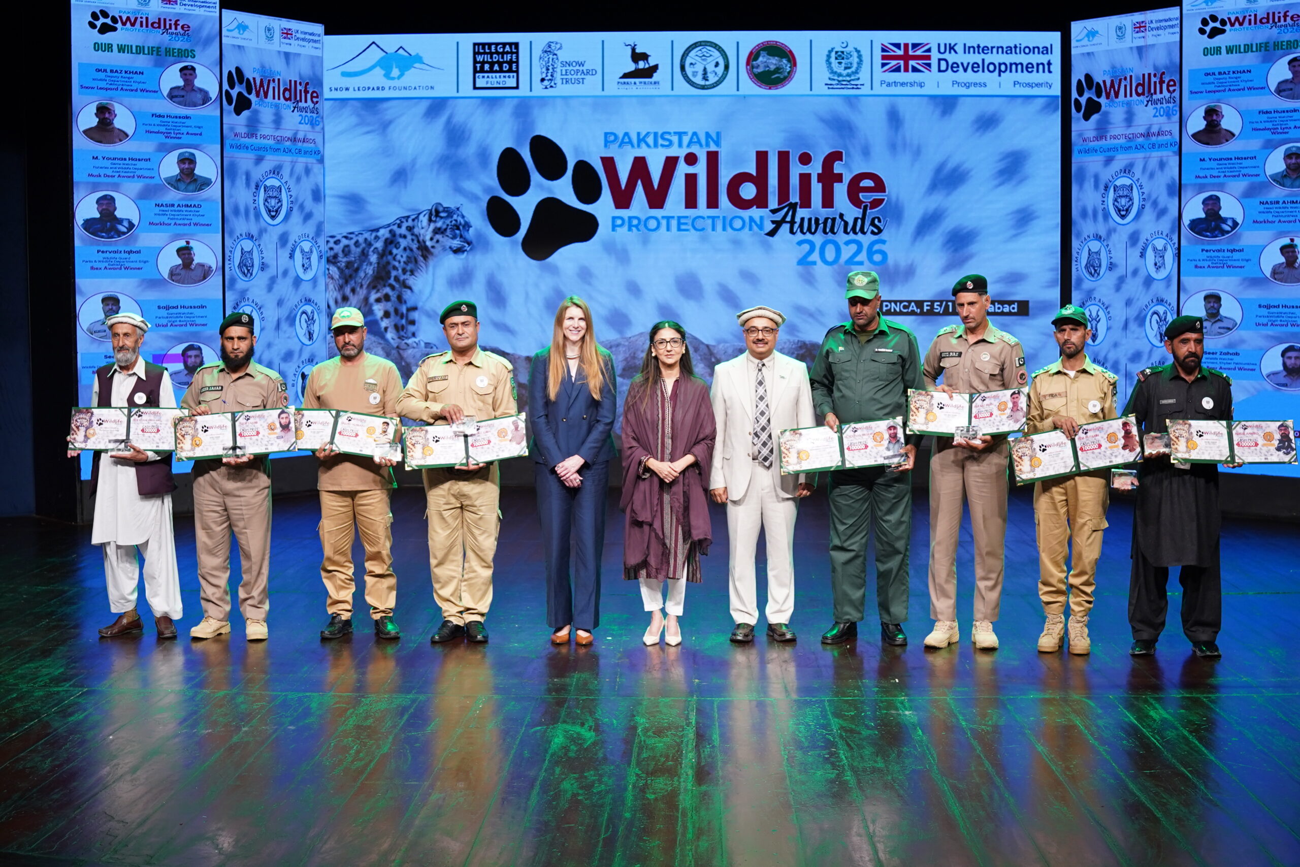 Pakistan honours wildlife rangers and community champions at 2026 Wildlife Protection Awards